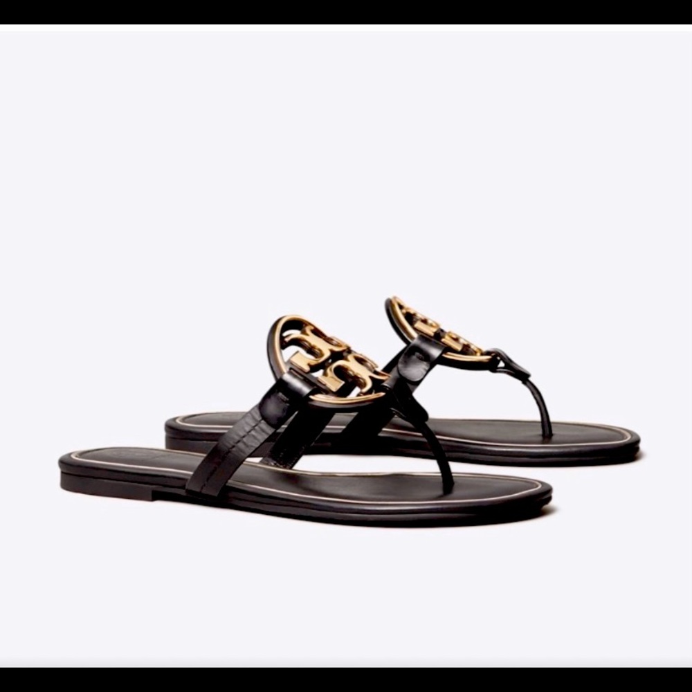 TORY BURCH metal Miller sandals 6M